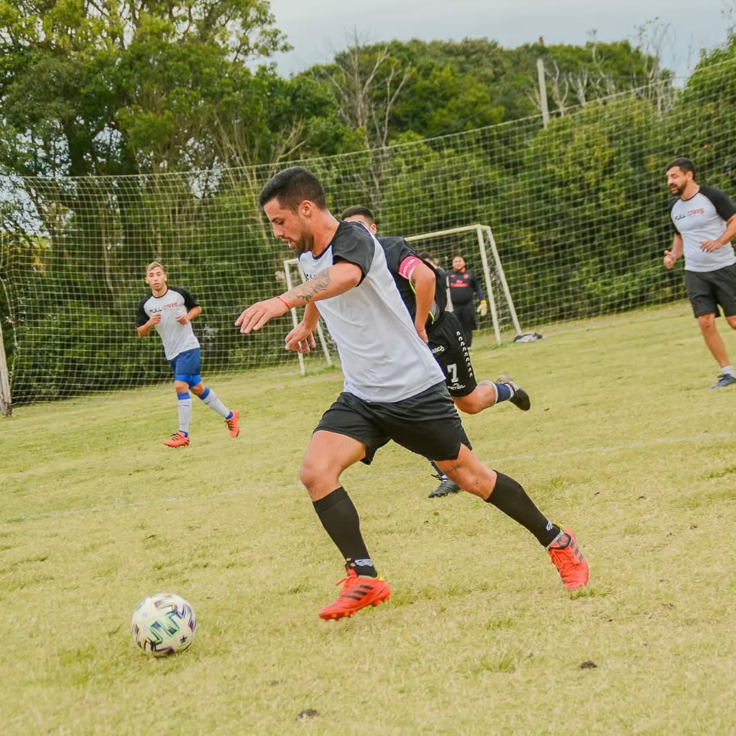 Cancha con aspersores